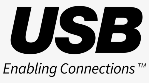 Usb Enabling Connections Black - Usb Implementers Forum Logo, HD Png Download, Free Download