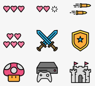 Space Video Games Icons, HD Png Download, Free Download