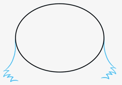 How To Draw Cat Face - Circle, HD Png Download, Free Download