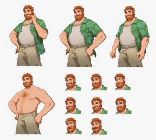 Brian Expressions - Dream Daddy Sprites, HD Png Download, Free Download
