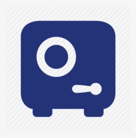 Safe Icon Blue - Icon, HD Png Download, Free Download
