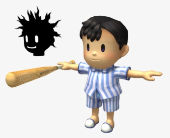 Download Zip Archive - Ssbb Ness T Pose, HD Png Download, Free Download