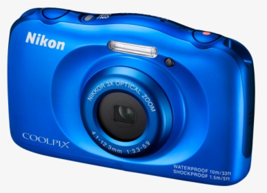 Bl - Nikon Coolpix W100 Blue, HD Png Download, Free Download