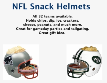 Nfl Snack Helmets - Football Helmet, HD Png Download, Free Download