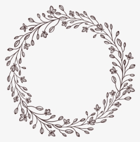 Stick Huge Freebie - Stick Wreath Black And White, HD Png Download, Free Download