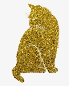 Cat, Kitten, Golden Cat, Glitter Cat, Pet, Animal, - Fish, HD Png Download, Free Download