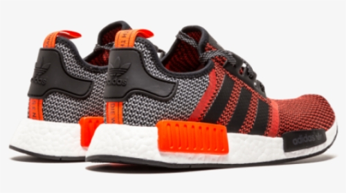 Men"s Adidas Nmd R1 Lush Red/black/white S79158 Runner - Sneakers, HD Png Download, Free Download
