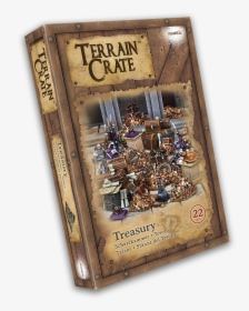 Terrain Crate Treasury Fantasy Treasure Scenery Rpg - Terrain Crate Wizard's Study, HD Png Download, Free Download