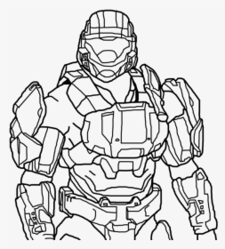 Halo Reach Eva Line Art By Bojaking - Halo Odst Coloring Pages, HD Png Download, Free Download