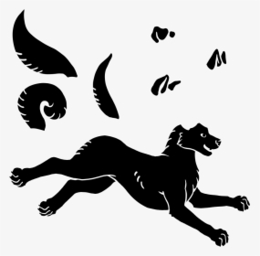 Cat Standard Schnauzer Border Collie Dobermann German - Dog Catches Something, HD Png Download, Free Download