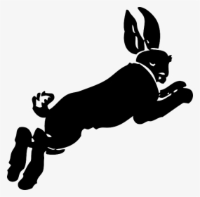 Running Rabbit Cartoon Transparent Background, HD Png Download, Free Download
