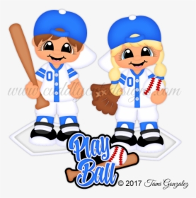 Digital Boy Baseball Clipart, Boy Baseball Digital - Cartoon, HD Png Download, Free Download