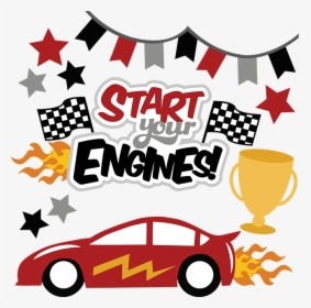 Car Silhouette At Getdrawings - Start Your Engines Transparent, HD Png Download, Free Download