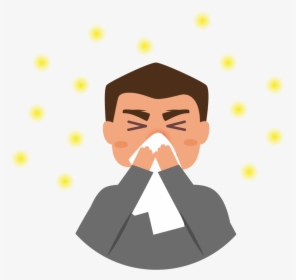 People With Hay Fever Or Perennial Allergic Rhinitis - Hay Fever Clipart, HD Png Download, Free Download