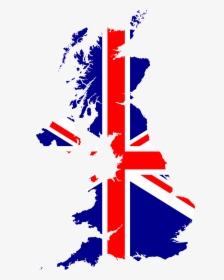 United Kingdom Ppt Template , Png Download - United Kingdom Map Flag, Transparent Png, Free Download