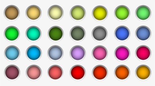 Button, Icon, Round, Colorful, Rand Matt - Colorful Button Icon Png, Transparent Png, Free Download