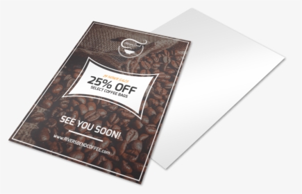 25% Off Coffee Shop Marketing Flyer Template Preview - Envelope, HD Png Download, Free Download