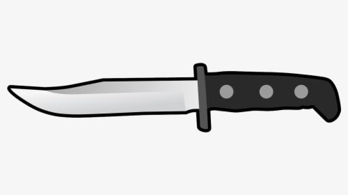 Cutlery Flat Knife Free Photo - Simple Dagger Clip Art, HD Png Download, Free Download