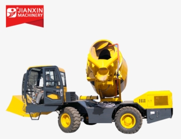 5m3 Ready Concrete Mixing Self Loading Concrete Mixer - Construction Equipment, HD Png Download, Free Download