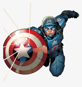 Captain America Sam Wilson 8 Preview - Captain America Helmet Comic, HD Png Download, Free Download