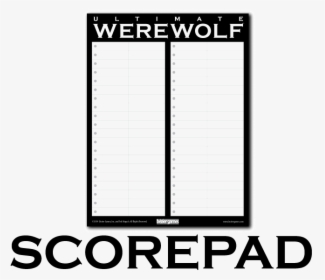 Ultimate Werewolf Replacement Scorepads"  Class="lazyload - Parallel, HD Png Download, Free Download