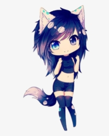 Cute Wolf Wolf Girl Anime, HD Png Download, Free Download