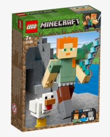 Lego Minecraft Alex Bigfig With Chicken - Lego Minecraft Sets 2019, HD Png Download, Free Download