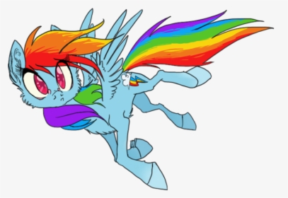 Rainbow Dash Vertebrate Fictional Character Mythical - Cartoon, HD Png Download, Free Download