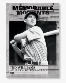 Transparent Poster Season - Ted Williams Red Sox, HD Png Download, Free Download