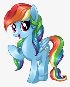 Mlp Rainbow Dash Mane Clipart , Png Download - My Little Pony Rainbow Dash, Transparent Png, Free Download