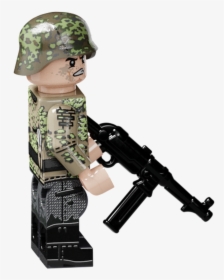 Wwii German Kursk Soldier With Mp40 - Brickmania Ww2 German Kursk, HD Png Download, Free Download