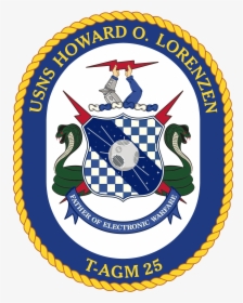 Usns Howard O Lorenzen Coat Of Arms - Uss Ralph Johnson Crest, HD Png Download, Free Download