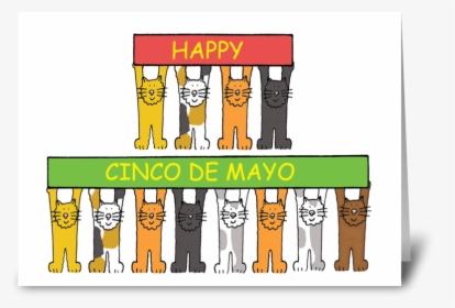 Cinco De Mayo Fun Cats - Teacher Retirement Greeting Cards, HD Png Download, Free Download