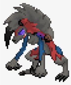 Lycanroc Midnight Form Sprite, HD Png Download, Free Download