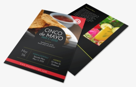 Cinco De Mayo Restaurant Menu Flyer Template Preview - Flyer, HD Png Download, Free Download