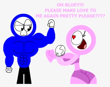 Blue Buff - Bluey And Rosy, HD Png Download, Free Download
