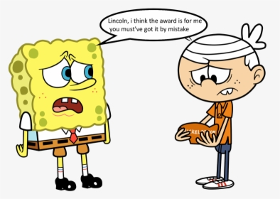 Spongebob And Lincoln Award, HD Png Download, Free Download