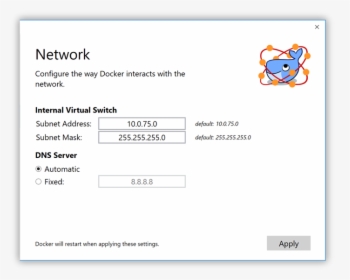 Network Settings - Docker, HD Png Download, Free Download