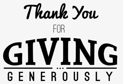 Clip Art Church Offering Clipart - Thank You For Giving Clipart, HD Png Download, Free Download