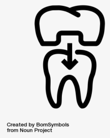 Dental Crown And Bridge Icon, HD Png Download, Free Download