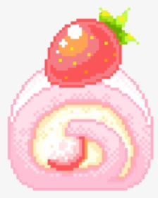 Strawberries Clipart Pastel - Pixel Art Food Gif, HD Png Download, Free Download