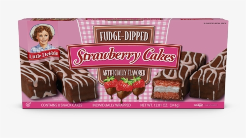 Little Debbie Fudge Dipped Strawberry Cakes, HD Png Download, Free Download