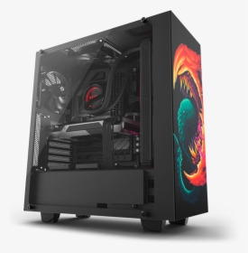 Pc Case Png - Nzxt S340 Elite Hyper Beast, Transparent Png, Free Download
