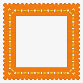 Orange Frame Cliparts - Orange Frames, HD Png Download, Free Download
