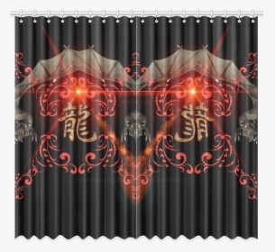 Hieroglyph, The Dragon Window Curtain 52"x96" - Window Valance, HD Png Download, Free Download