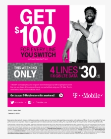 T Mobile Web - T Mobile Flyer, HD Png Download, Free Download