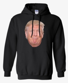 Donald Trump Head Funny Smiling Face T-shirt - Hoodie, HD Png Download, Free Download