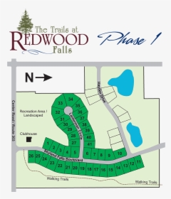 Trails At Redwood Falls, HD Png Download, Free Download