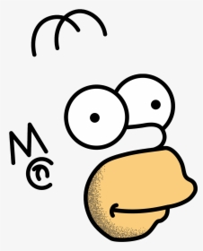 Transparent I Love You Clipart - Homer Simpson Face Transparent, HD Png Download, Free Download