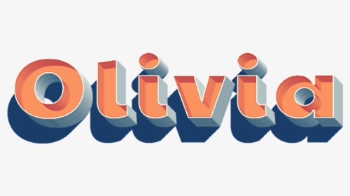 Olivia 3d Letter Png Name - Graphic Design, Transparent Png, Free Download